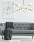 Lampa Wisząca APP998-12CP Złota