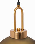 Lampa Sufitowa Wisząca Szklana Mat Kula 25cm APP627-1CP