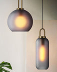 Lampa Sufitowa Wisząca Szklana Kula 20cm APP626-1CP