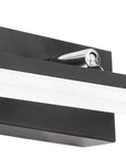 Lampa Kinkiet Łazienkowy Led Nad Lustro 12w 50cm App373-1w Czarna