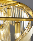 Lampa Kryształowa Wisząca APP1531-8CP4 Złota 4