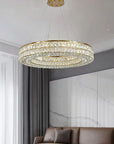 Lampa Sufitowa Wisząca Led App1568-cp Gold 60cm 9