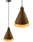 Lampa Sufitowa Wisząca Cementowa Loft APP494-1CP