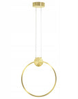Lampa Sufitowa Wisząca Led App1393-cp Gold 30cm