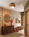 LAMPA SUFITOWA LED PLAFON APP1930-C 40cm WOOD 5