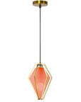 Lampa Sufitowa Wisząca Diament APP450-1CP Koralowa