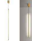Lampa Sufitowa Wisząca Led App1414-c Gold 100cm