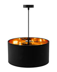 Lampa Wisząca 40cm APP620-1CP Czarna