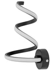 Lampa Ścienna Kinkiet Led Spring Up App829-w Czarny Matt