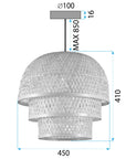 Lampa Wisząca Bambusowa APP1629-1CP 7