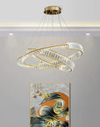 LAMPA WISZĄCA LED APP1524-CP60/80 GOLD 10