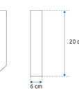LAMPA SUFITOWA NOWOCZESNA 20 CM APP571-1C Czarna 10