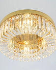 LAMPA KRYSZTAŁOWA PLAFON APP1729-8C 60 Cm ZŁOTA 10