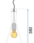 Lampa Sufitowa COSTA B Czarna 10