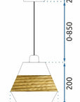 Lampa Wisząca Boho APP989-1CP 10