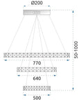 LAMPA KRYSZTAŁOWA WISZĄCA APP772-3CP 10