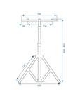 Halogen LED Budowlany Na Statywie 2x20W RSL001-20N 10