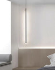 LAMPA SUFITOWA WISZĄCA LED APP1413-C BLACK 100cm 10