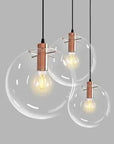 Lampa Sufitowa Wisząca Szklana Lassi 20 Cm App039-1cp Różowe Złoto 10