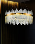 Lampa Sufitowa Kryształowa APP1515-CP60 Złota 10