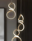 LAMPA WISZĄCA LED G073-3CPR Złota 10