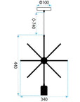 Lampa Geometric LE-02 Star 10