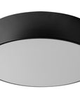 Lampa Plafon 40cm Okrągła Sufitowa app642-3c Czarna