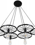 Lampa Sufitowa Wisząca App215-6cp Koło Industrial