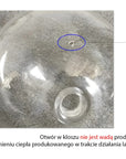 Lampa Sufitowa Wisząca Szklana Kula ZŁOTA 15cm APP1680-1CP 11
