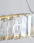 KRYSZTAŁOWA LAMPA SUFITOWA LED APP1064-1CP 12