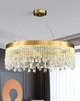 LAMPA SUFITOWA WISZĄCA LED APP1731-1CP Złota 60cm 12