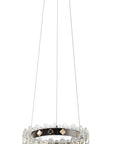 Kryształowa Lampa Sufitowa LED APP1041-CP + Pilot 13