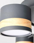 Lampa Sufitowa APP528-8C Szara 2