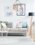 Lampa Sufitowa Wisząca Żyrandol Boho Sznur 5 E27 App677-5cp