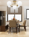Lampa Sufitowa Złota APP1575-5C 4