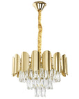 Lampa Wisząca Z Kryształami SWE099-CP 40cm Złota 1