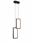LAMPA SUFITOWA WISZĄCA LED LHJ085-2CP CZARNA 1