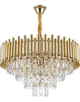Lampa Wisząca Z Kryształami SWE103-CP Złota 1