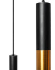 Lampa Sufitowa Wisząca Metalowa APP469-1CP Czarna 1