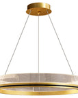 Lampa Wisząca APP1189-CP Złota 40cm 1