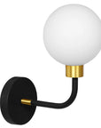 LAMPA ŚCIENNA KINKIET APP1301-1W Czarno Złota 1