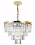 LAMPA SUFITOWA KRYSZTAŁOWA WISZĄCA APP1533-6CP4 ZŁOTA 1