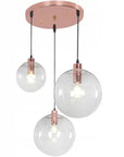 Lampa Sufitowa Wisząca Szklana LASSI 20+25+30 Cm APP038-3CP 1