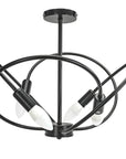 Lampa 4 APP1093-4C Czarna 1