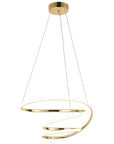 Lampa Sufitowa Nowoczesna LED G080-1CP Złota 1