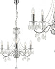 LAMPA SUFITOWA WISZĄCA EBT014-5CP CHROM 1