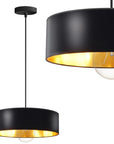 Lampa Wisząca APP1333-1CP BLACK GOLD 1