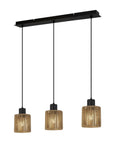 LAMPA SUFITOWA WISZĄCA APP1821-3CP NATURE BLACK 1