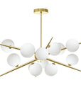 Lampa Wisząca APP998-12CP Złota 1