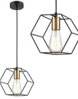 Lampa Wisząca APP1131-1CP Czarno Złota 1